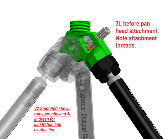 3L Third Leg Conversion for V2-SnipePod sitting models