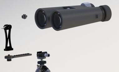 RRS-BT-Combo (Binocular Tower with 1/4X20tpi thread mount)
